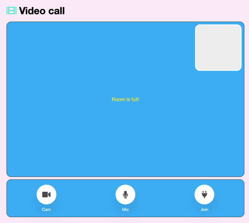 Creating a One-on-One Interactive Video Meeting Web Tool Using Agora screenshot 5