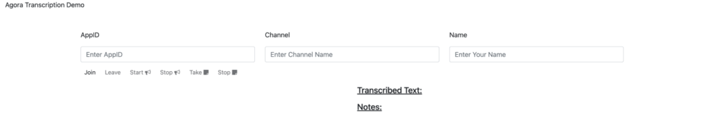Building Your Own Transcription Service Within a Video Call Web App - Screenshot #2