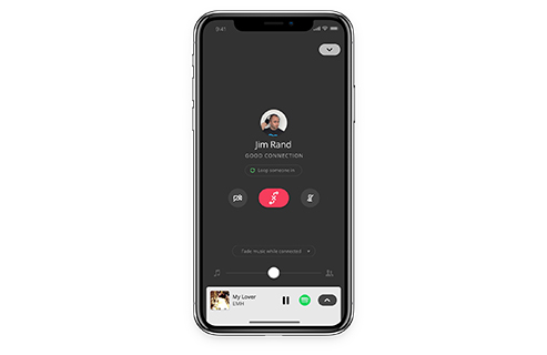 Synervoz Xlive streaming for iPhone