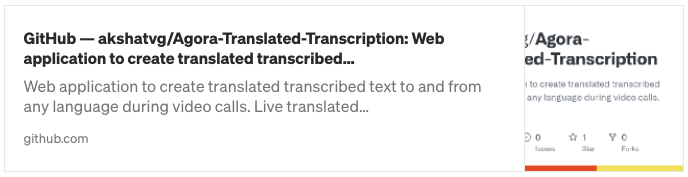 Build a Live Translated Transcriptions Service in Your Video Call Web App 9