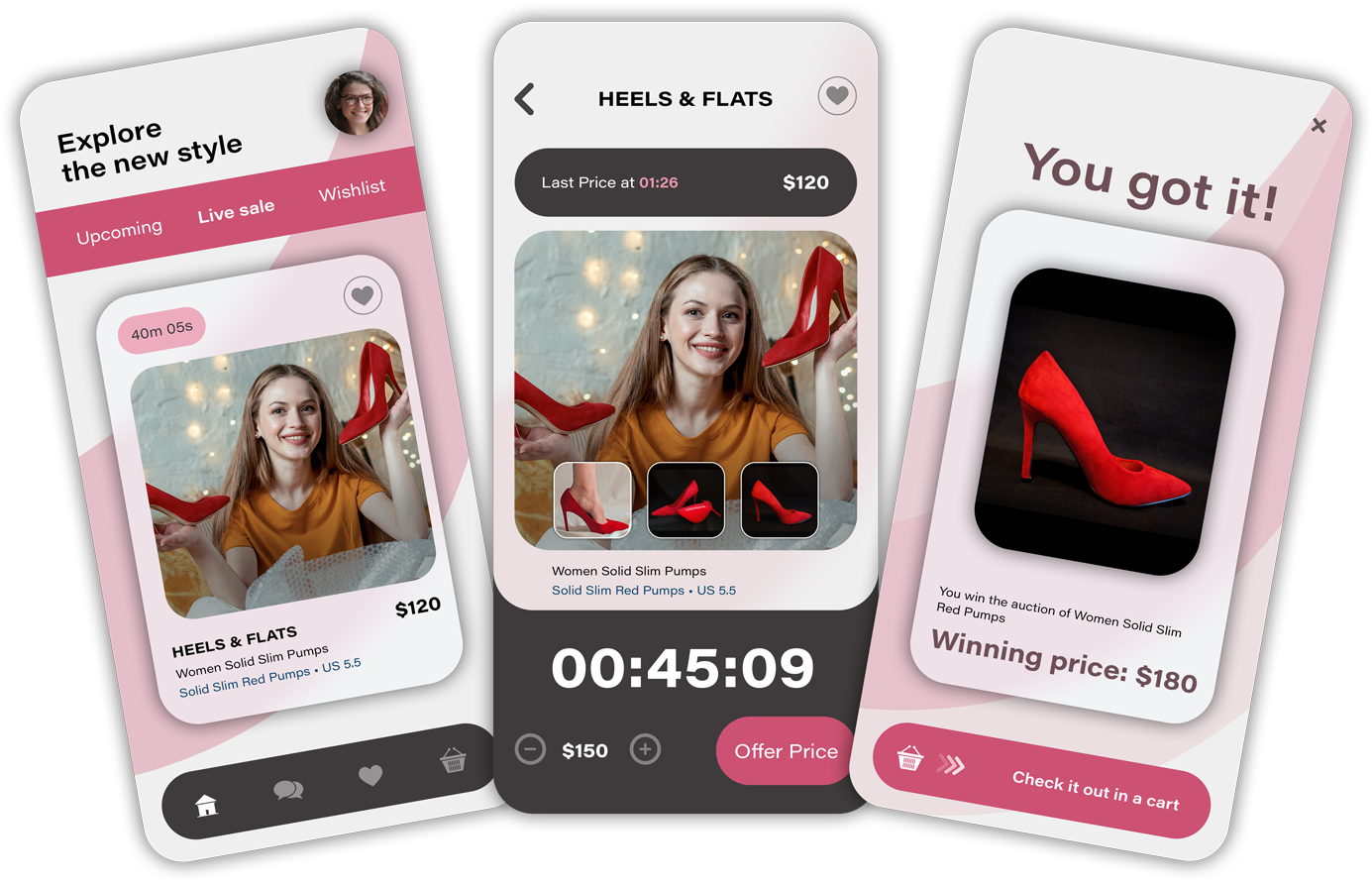 Seamlessly blend live video and chat into time-based offers