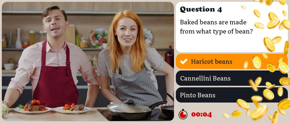 1 Man and 1 Woman in a live cooking session