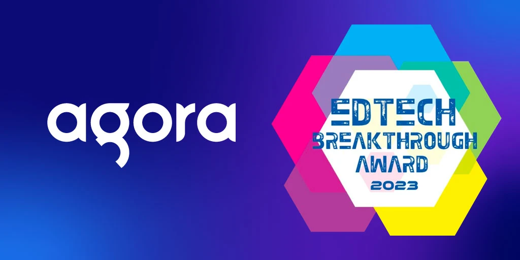 Agora’s Flexible Classroom Wins EdTech Breakthrough Award featured