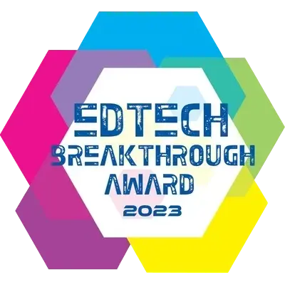 EdTech Breakthrough Award 2023 badge