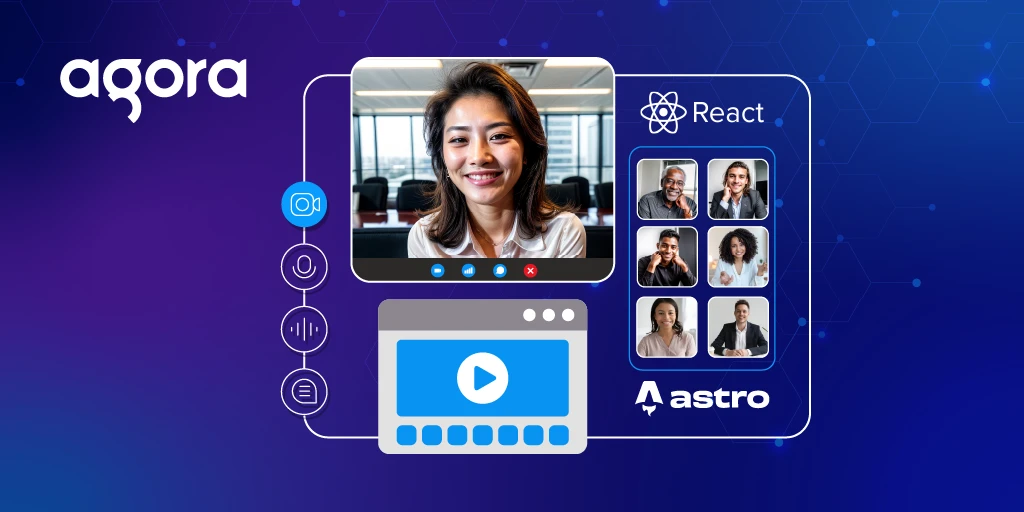 Build a Video Call App with Astro and ReactJS featured
