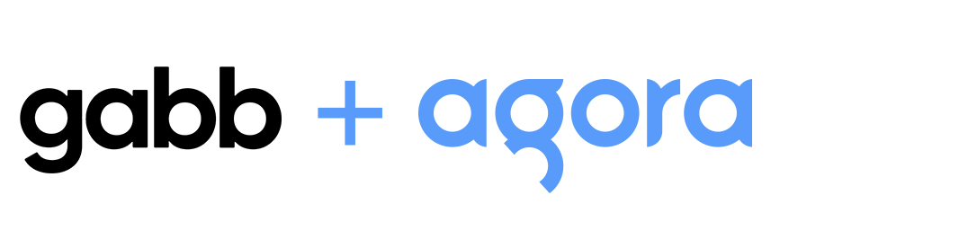 Gabb + Agora logos